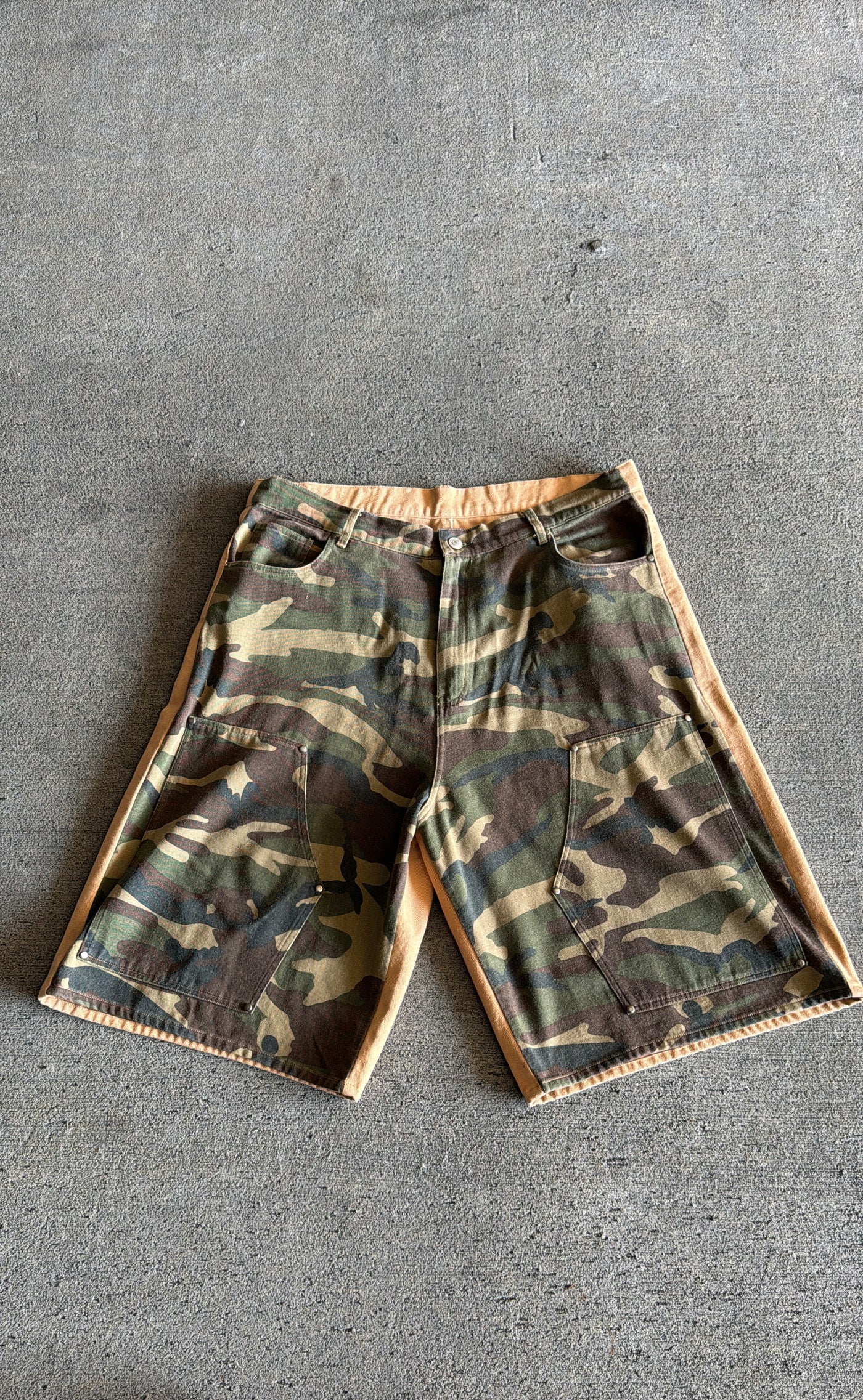 Dual-Tone Camo Jorts