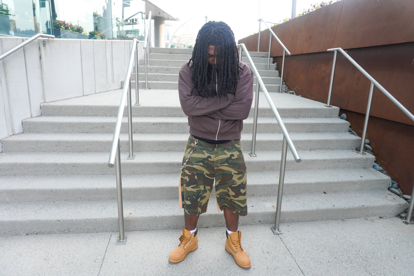 Dual-Tone Camo Jorts
